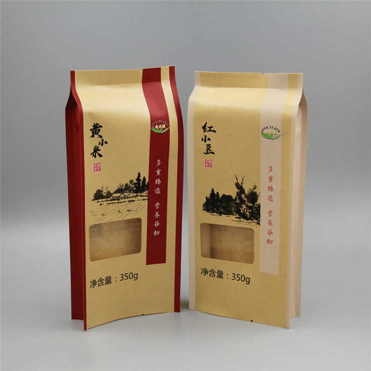 紅小豆牛皮紙包裝袋